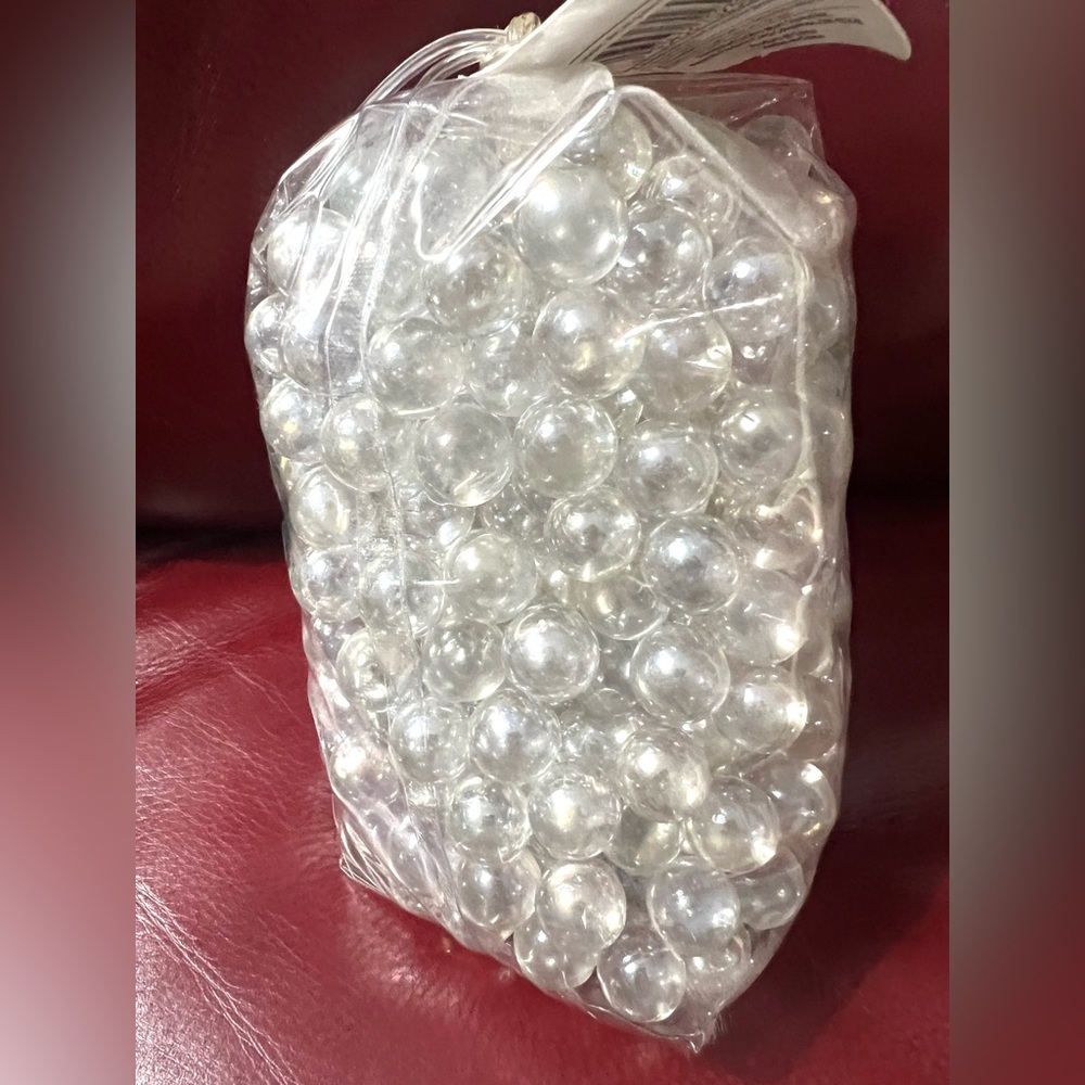 3 lbs 🆕 clear lustre Marbles, Glass Gems, Decorative Accent, Vase Filler